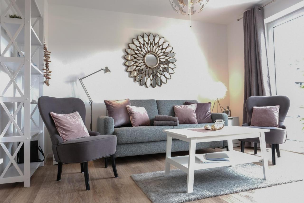 Fewo1846 Strandresidenz Wassersleben - Muschelnest - Stilvolles Studioapartment Mit Balkon Harrislee Dış mekan fotoğraf
