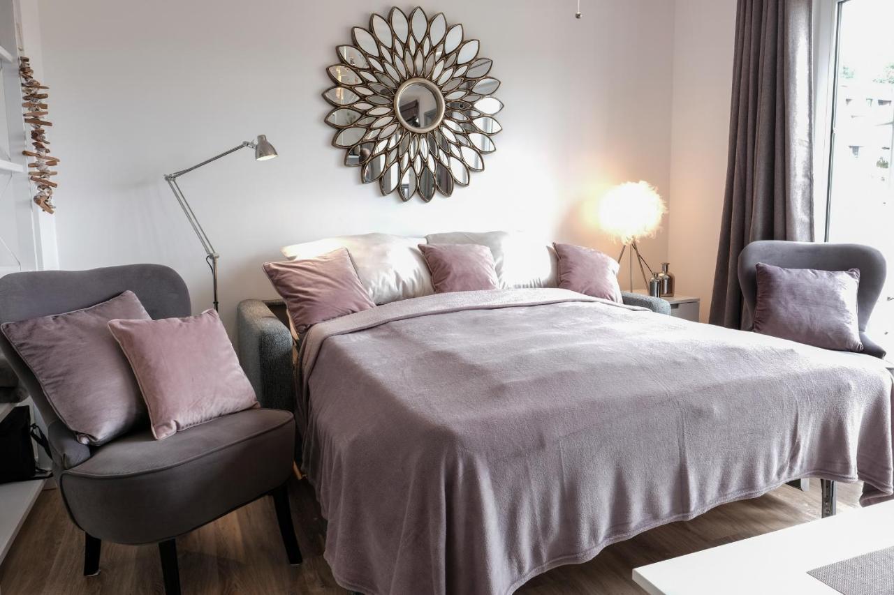 Fewo1846 Strandresidenz Wassersleben - Muschelnest - Stilvolles Studioapartment Mit Balkon Harrislee Dış mekan fotoğraf