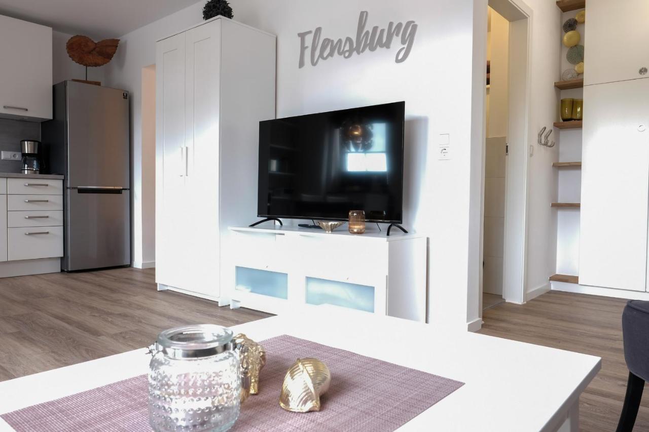 Fewo1846 Strandresidenz Wassersleben - Muschelnest - Stilvolles Studioapartment Mit Balkon Harrislee Dış mekan fotoğraf